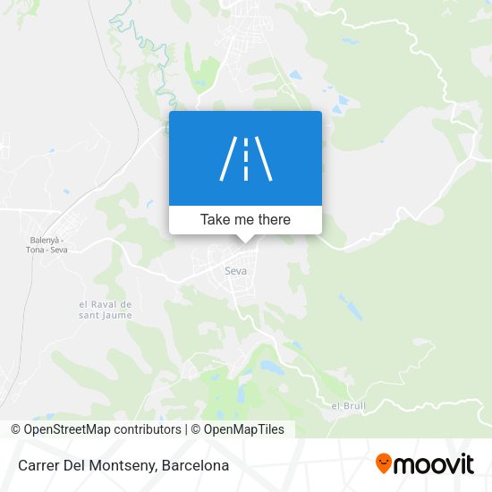 Carrer Del Montseny map