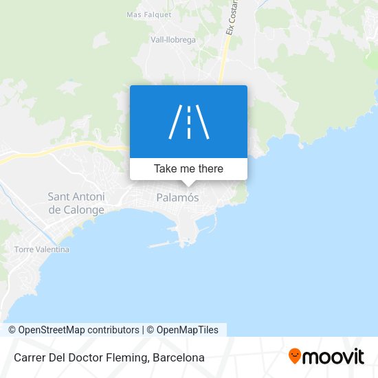 Carrer Del Doctor Fleming map