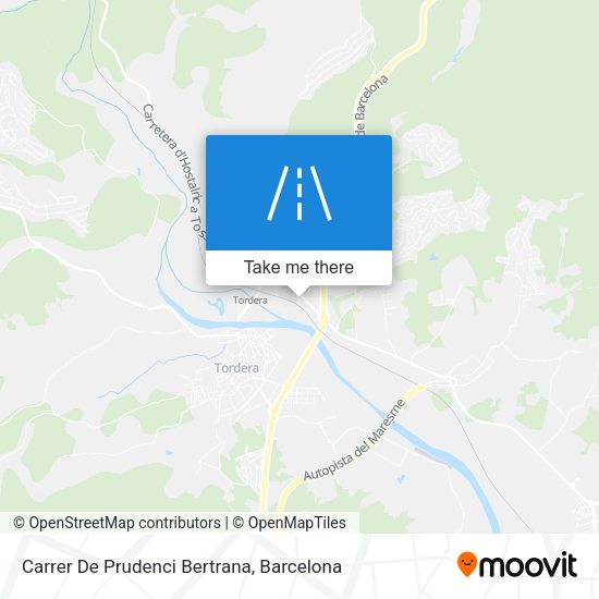 Carrer De Prudenci Bertrana map