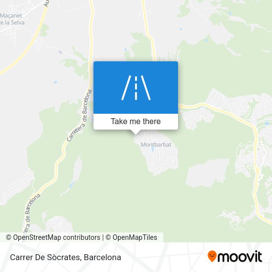 Carrer De Sòcrates map