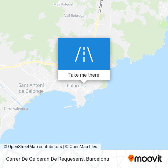 Carrer De Galceran De Requesens map