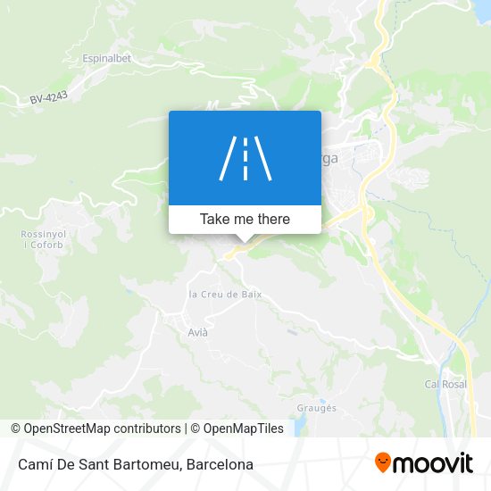 Camí De Sant Bartomeu map