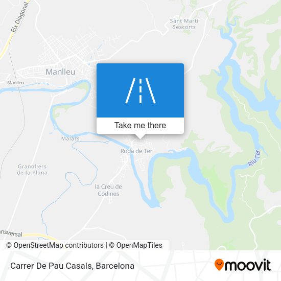 Carrer De Pau Casals map
