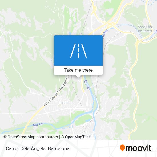 Carrer Dels Àngels map