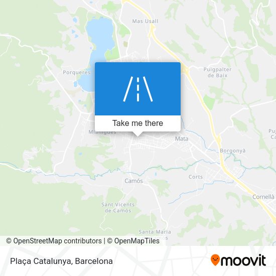 Plaça Catalunya map