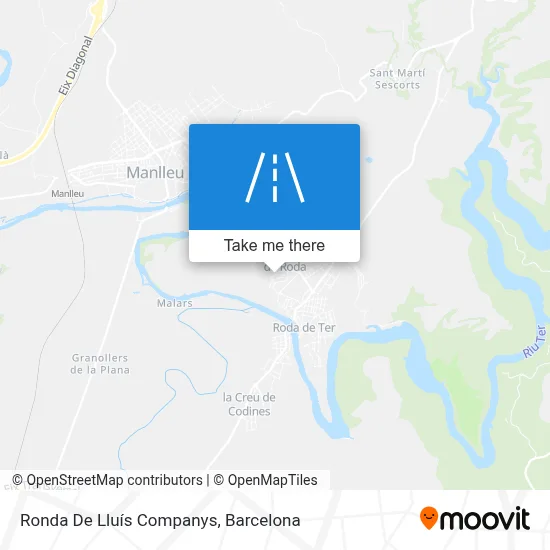 Ronda De Lluís Companys map