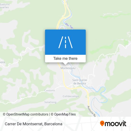 Carrer De Montserrat map