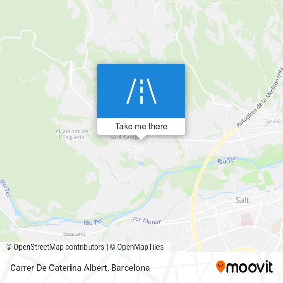 Carrer De Caterina Albert map
