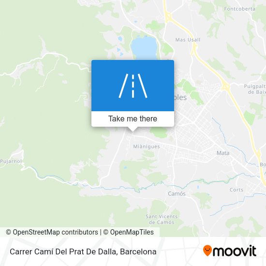 Carrer Camí Del Prat De Dalla map