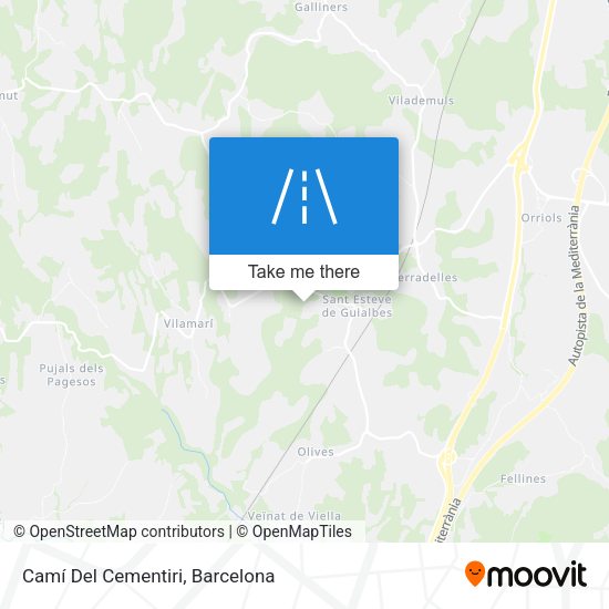 Camí Del Cementiri map