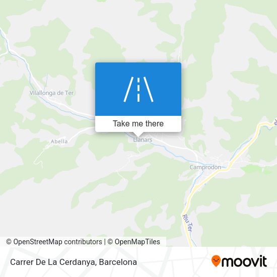 Carrer De La Cerdanya map