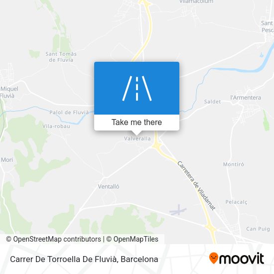 Carrer De Torroella De Fluvià map