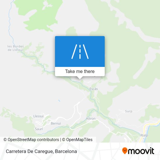 Carretera De Caregue map