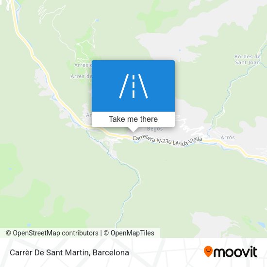 Carrèr De Sant Martin map