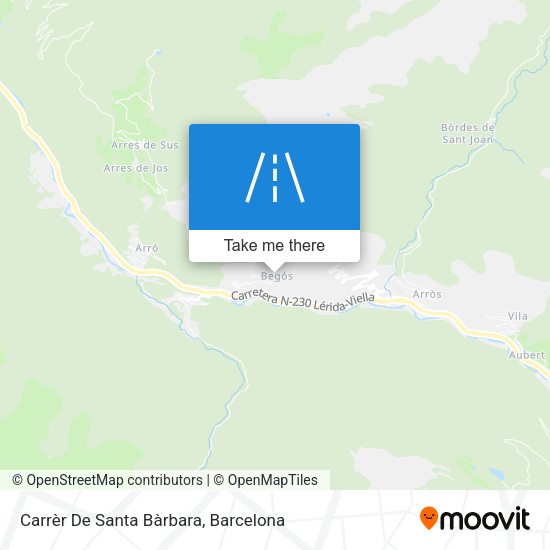 Carrèr De Santa Bàrbara map