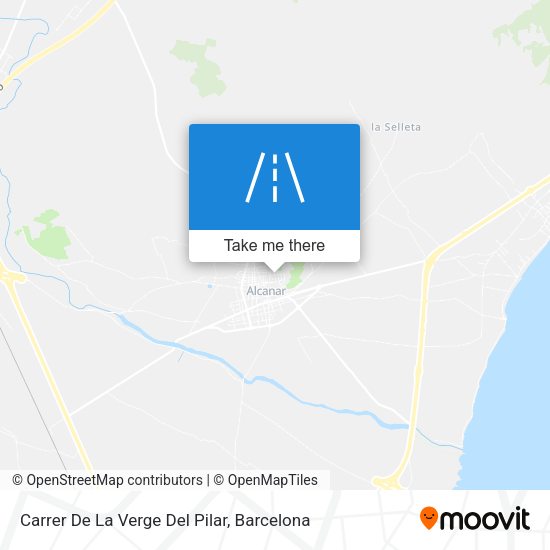 Carrer De La Verge Del Pilar map