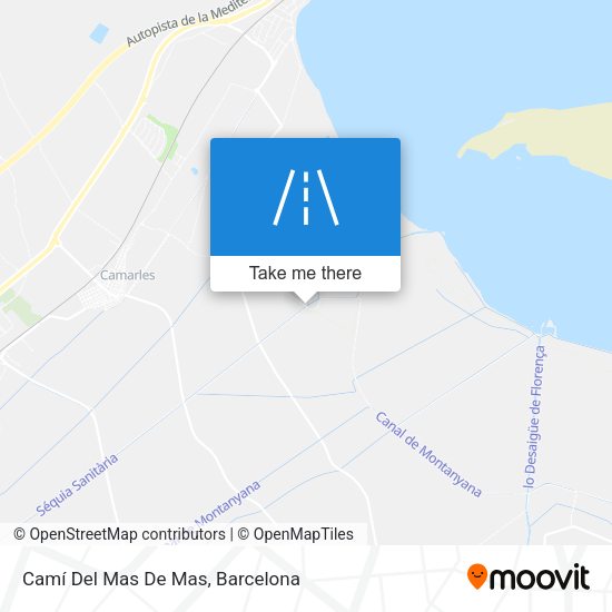 Camí Del Mas De Mas map
