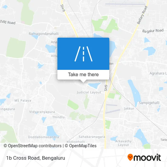1b Cross Road map