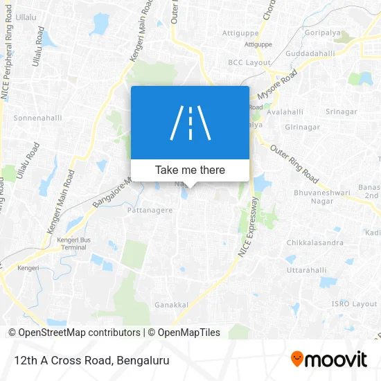 12th A Cross Road map
