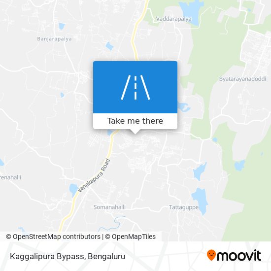 Kaggalipura Bypass map