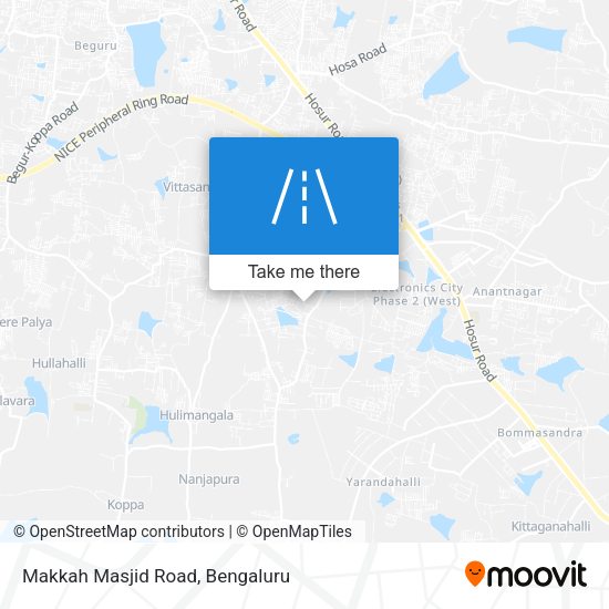 Makkah Masjid Road map