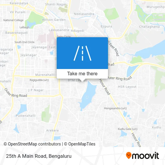 25th A Main Road map