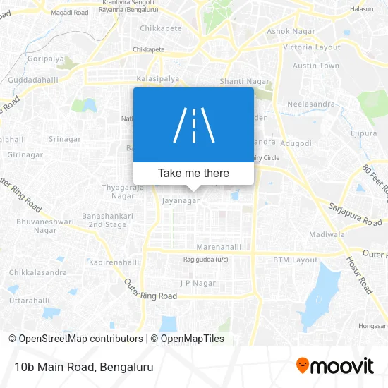 10b Main Road map