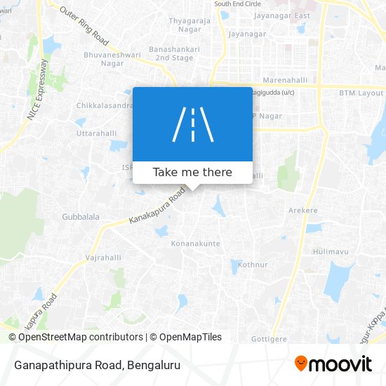 Ganapathipura Road map