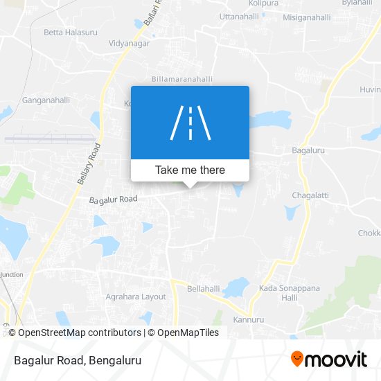 Bagalur Road map