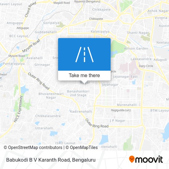 Babukodi B V Karanth Road map