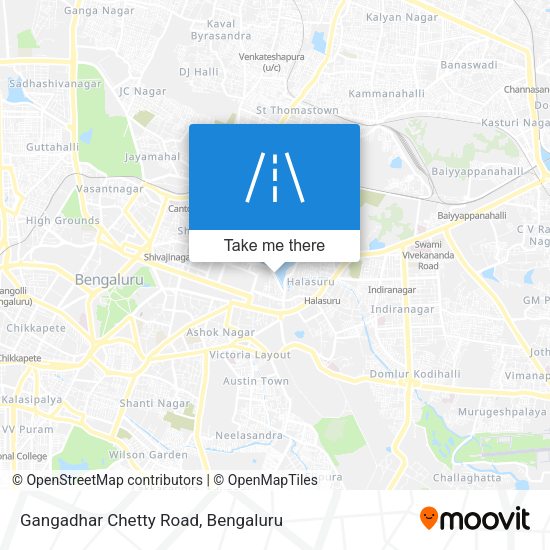 Gangadhar Chetty Road map