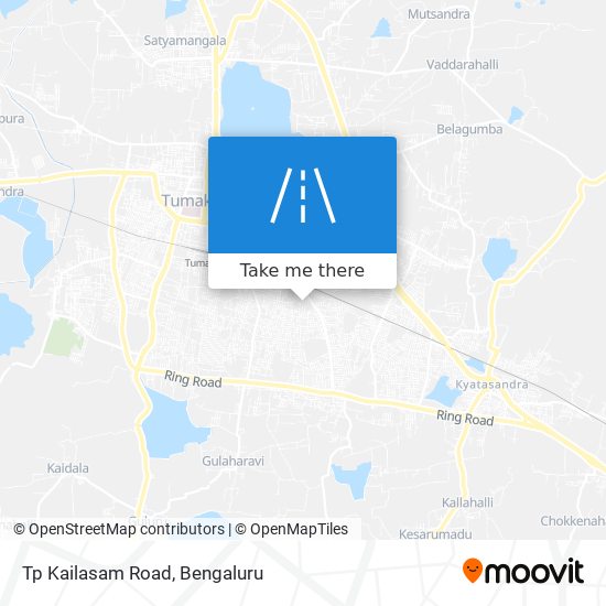 Tp Kailasam Road map