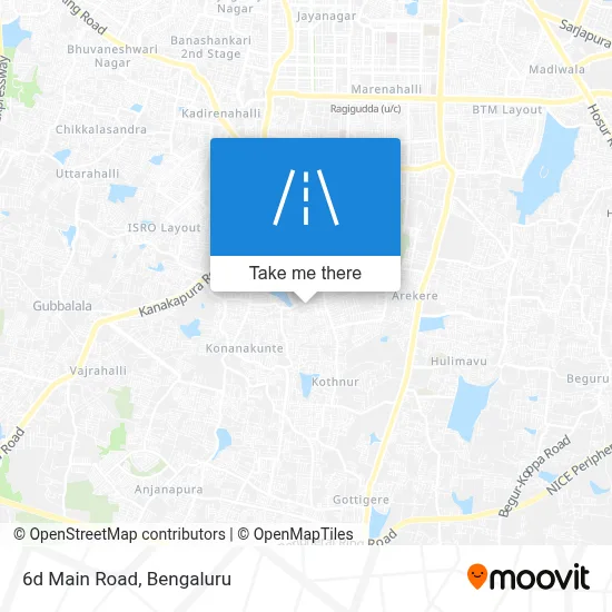 6d Main Road map
