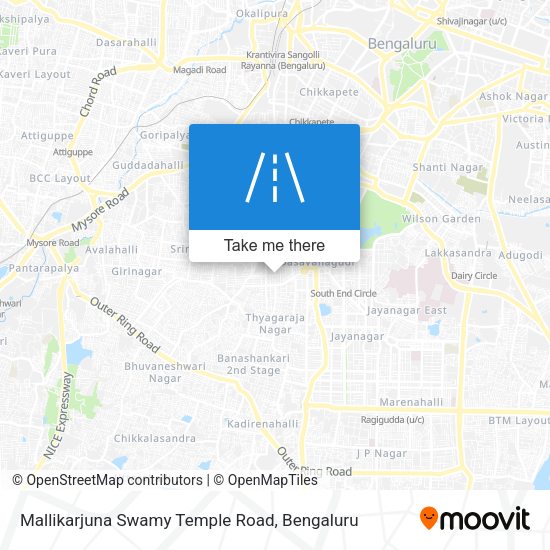 Mallikarjuna Swamy Temple Road map