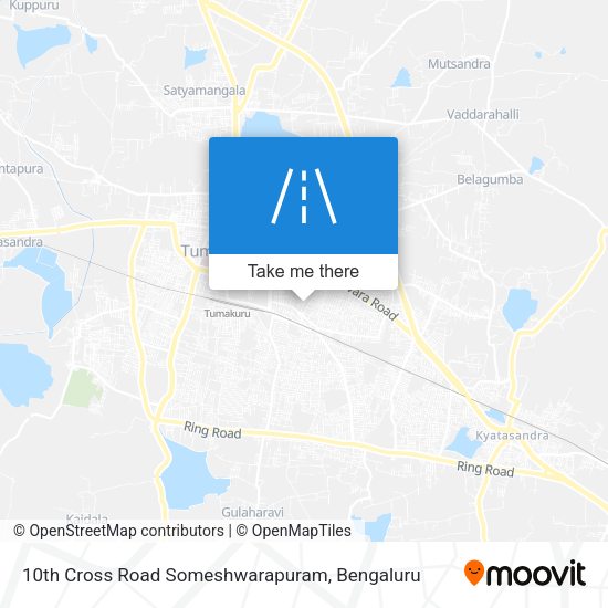 10th Cross Road Someshwarapuram map