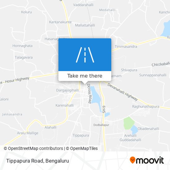 Tippapura Road map