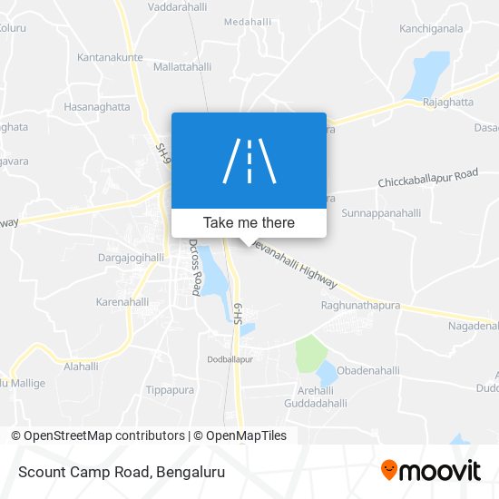 Scount Camp Road map