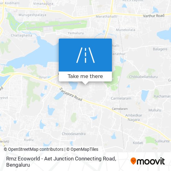 Rmz Ecoworld - Aet Junction Connecting Road map