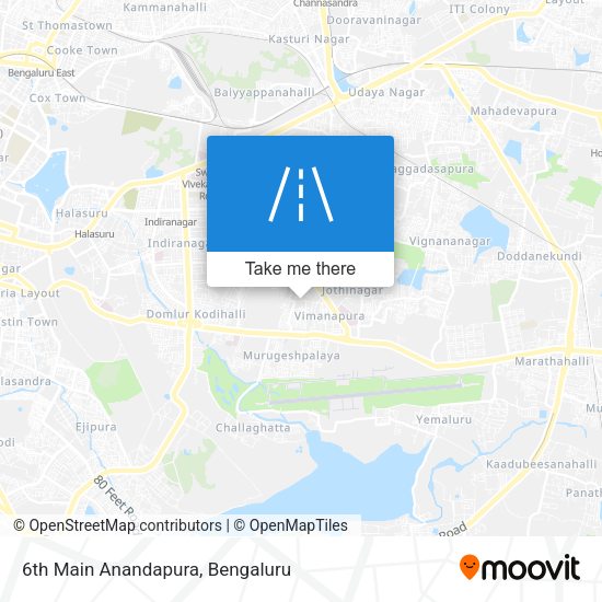 6th Main Anandapura map