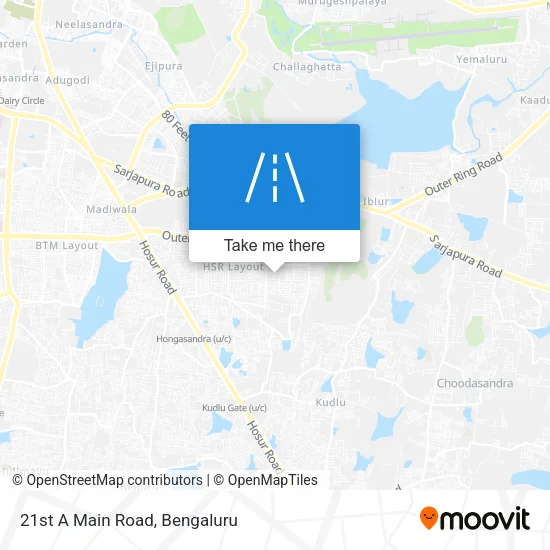 21st A Main Road map