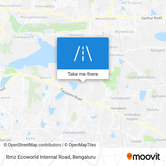 Rmz Ecoworld Internal Road map