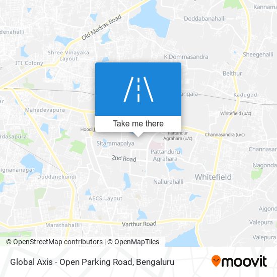 Global Axis - Open Parking Road map