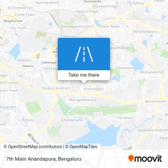 7th Main Anandapura map