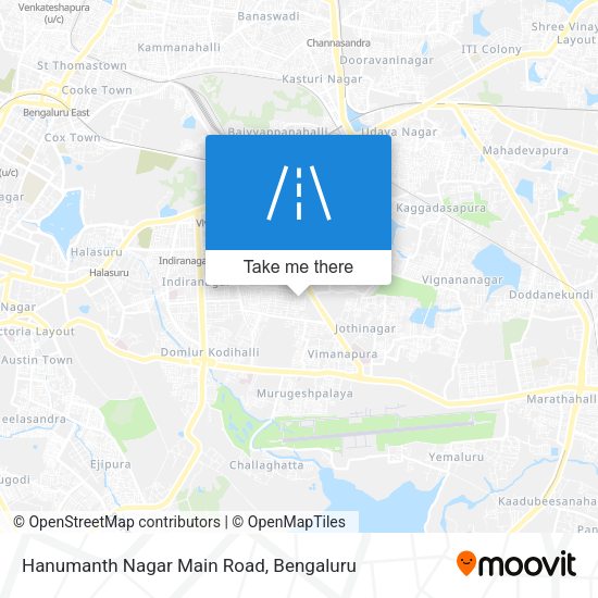 Hanumanth Nagar Main Road map