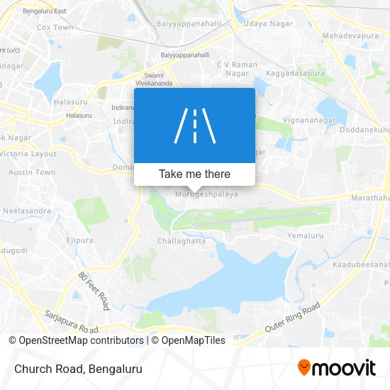 Church Road map
