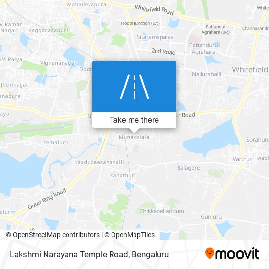Lakshmi Narayana Temple Road map