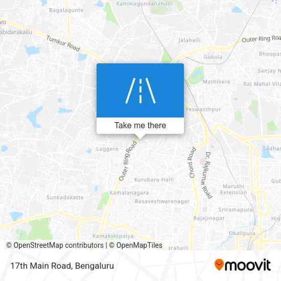 17th Main Road map