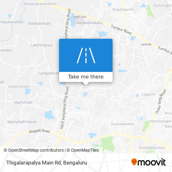 Thigalarapalya Main Rd map