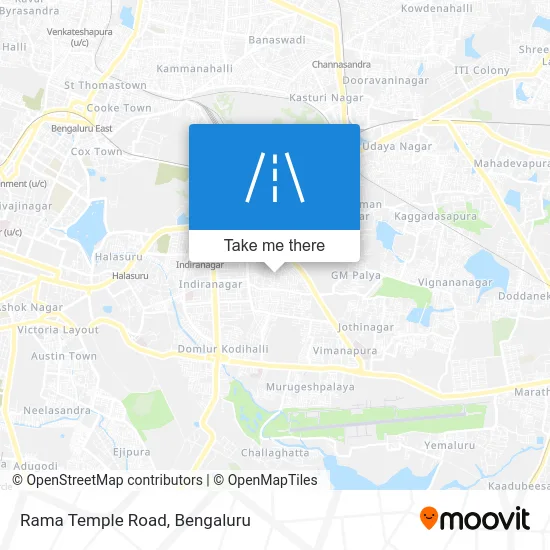 Rama Temple Road map