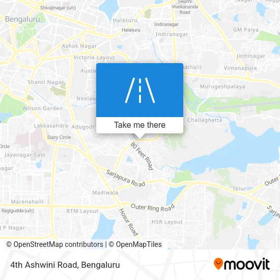 4th Ashwini Road map